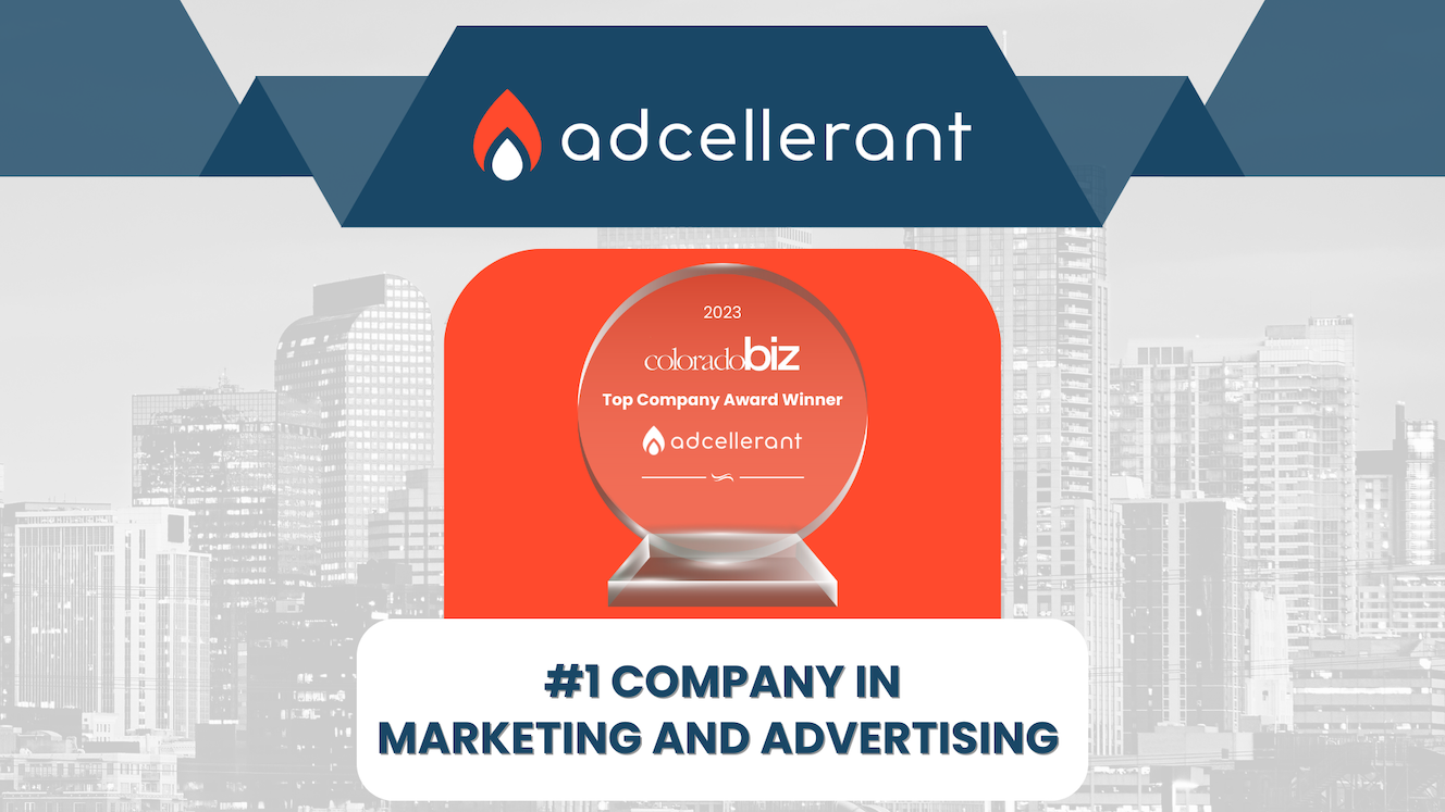 AdCellerant Listed #1 in Advertising and Marketing for Colorado Business Magazine Top Company Award